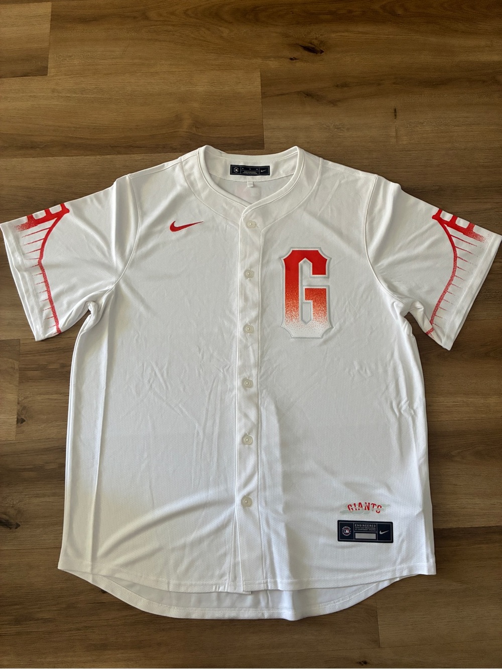 Nike San Francisco Giants City Connect Jersey White MLB Baseball Men’s XL NWOT